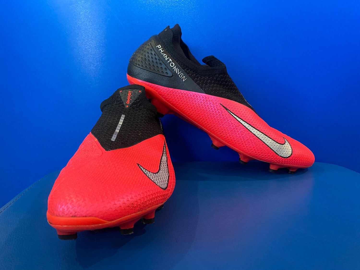 Nike Phantom Ghost Vision 2 Academy Dynamic fit Cleats All conditions Football Boots US10.5 (Near New) (EC3304)