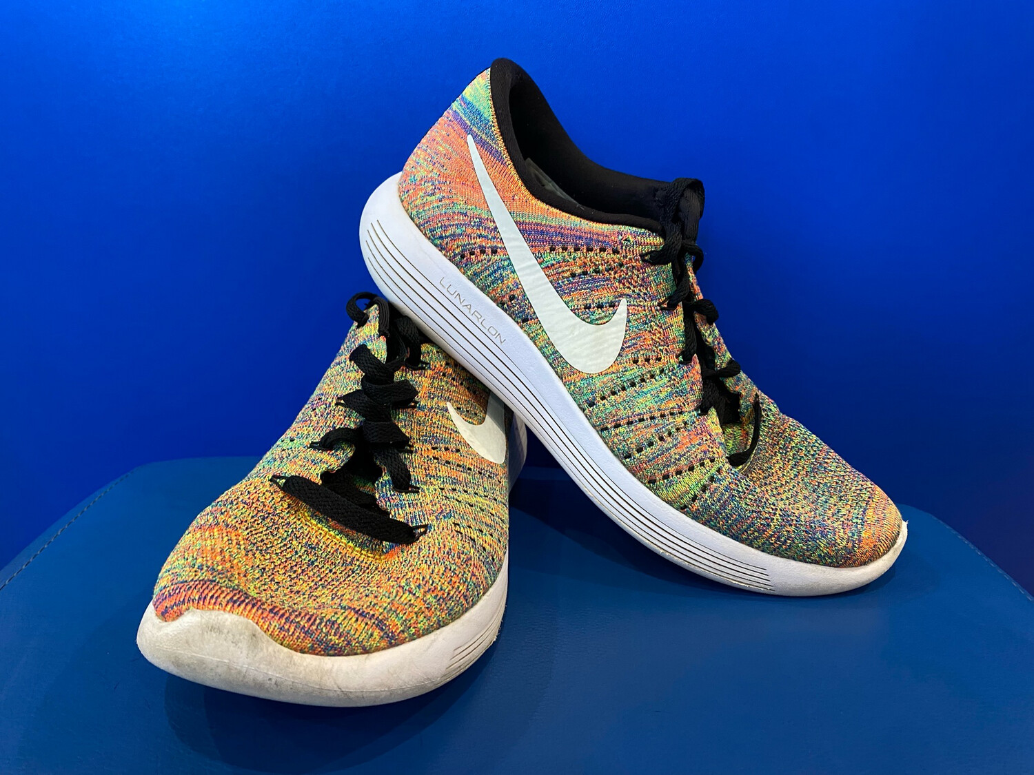 2016 LunarEpic Low Flyknit &#39;Multicolor Shoes US9.5 (Near New) (EC3353)