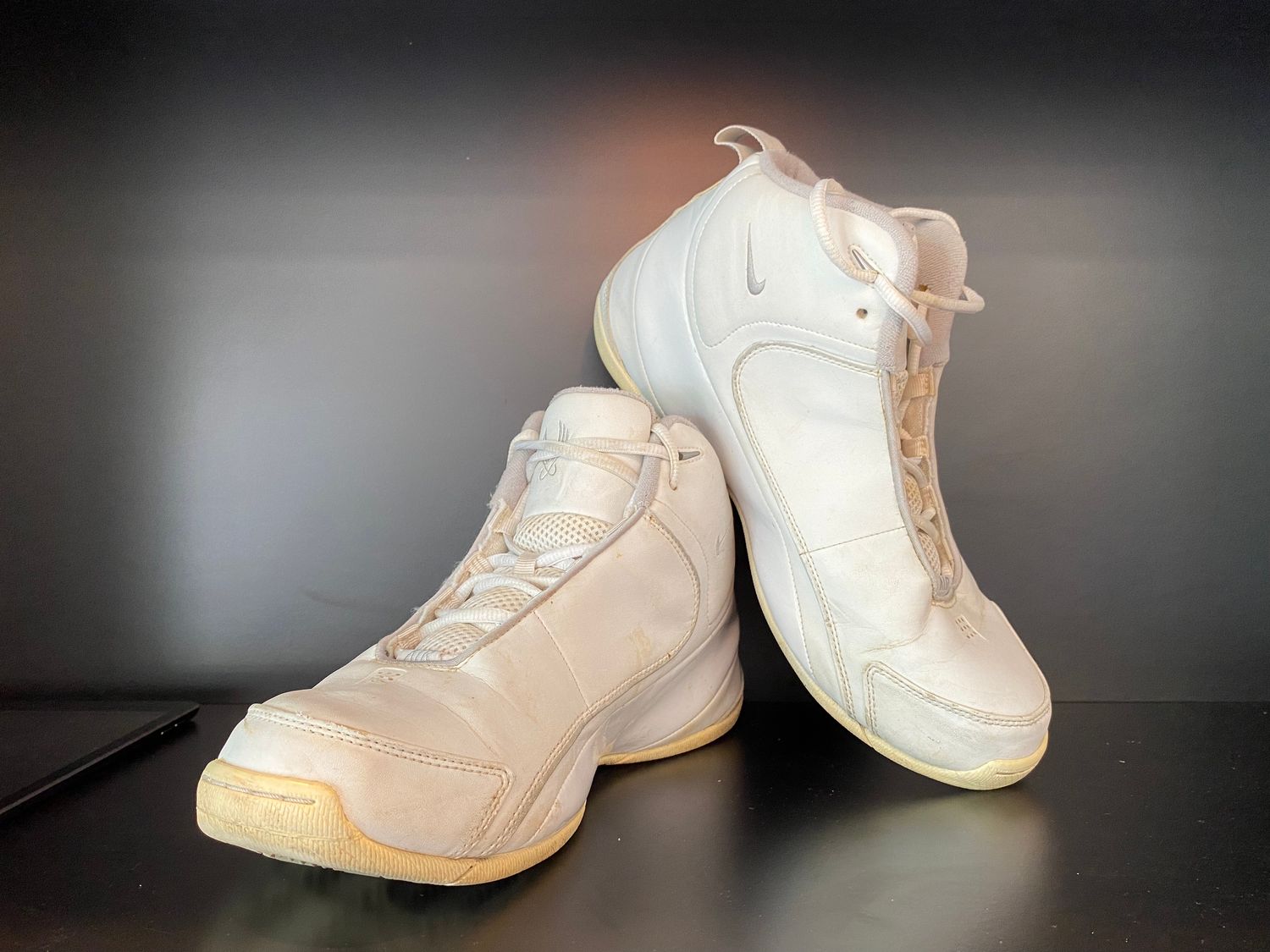 Nike Mens Basketball Boots Air Flight Dime Dropper White (Pre-Owned) (US11 (EC5014)