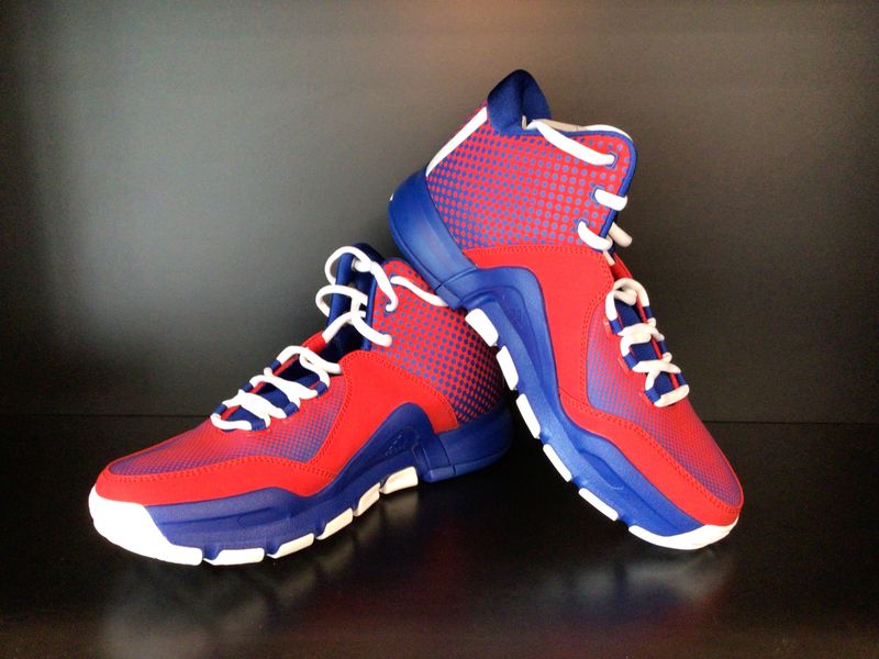Adidas Mens Basketball Shoes J Wall Red, White &amp; Blue (NEW) US9 (EC4946)