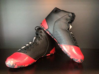 Adidas Mens Basketball Shoes Next Level Speed IV Core Black, White &amp; Scarlet (NEW) US9 (EC4915)