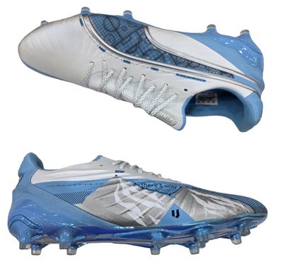 PUMA x Unisport King Ultimate FG/AG Conquer your Mountain White Luminous Blue Puma Silver Limited Edition New without box