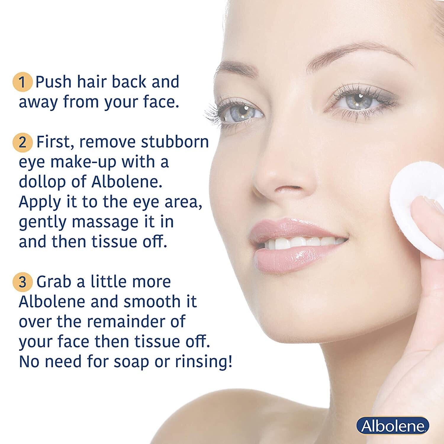 Albolene Moisturizing Cleanser | 3-in-1 Skin