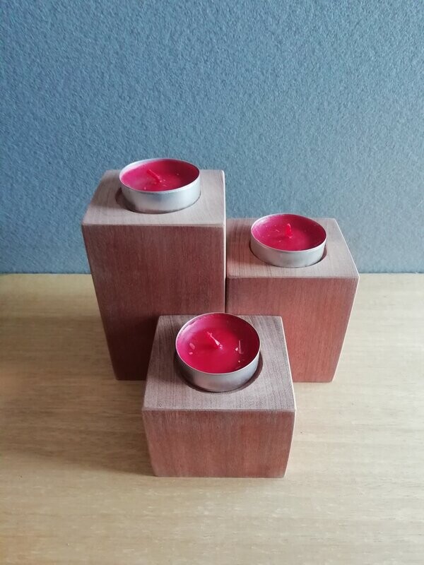 Ensemble de 3 bougeoirs