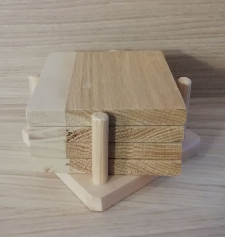 Sous-verres et son support Sous-verres et son support