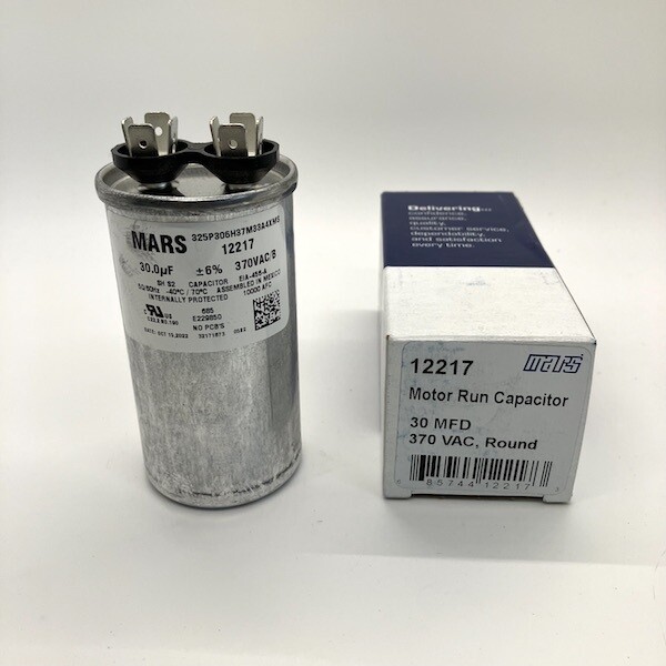 12217 Mars Motor Run Capacitor 30MFD 370VAC