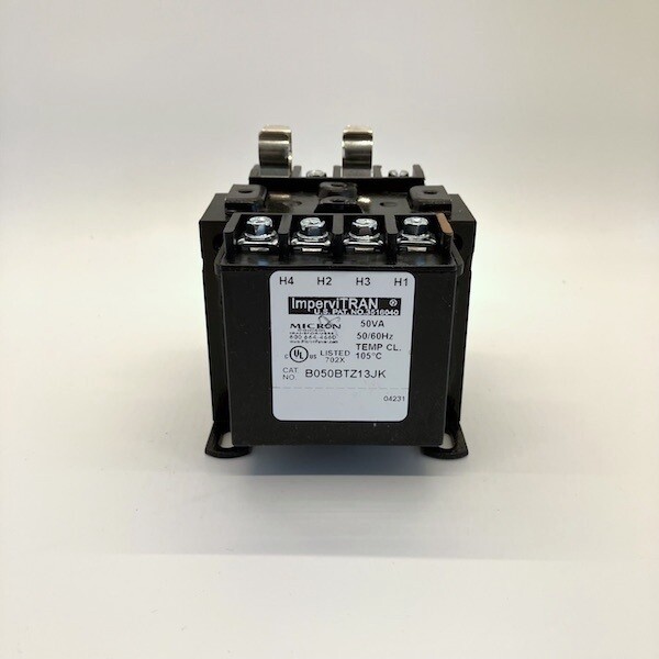 B050BTZ13JK Micron Transformer 50VA 230x460V Primary 110x120V Secondary