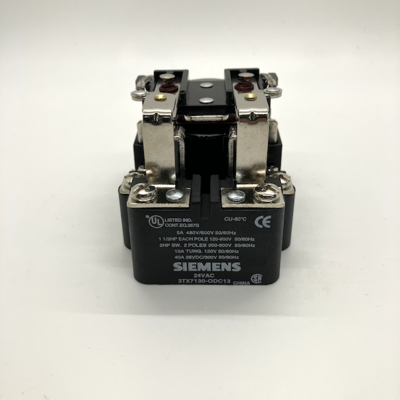 3TX7130-0DC13 SIEMENS Open Power Relay - 40 Amp DPDT - 24VAC Coil