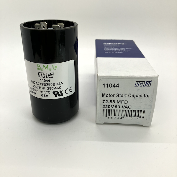 11044 Mars Motor Start Capacitor 7288MFD 220/250VAC