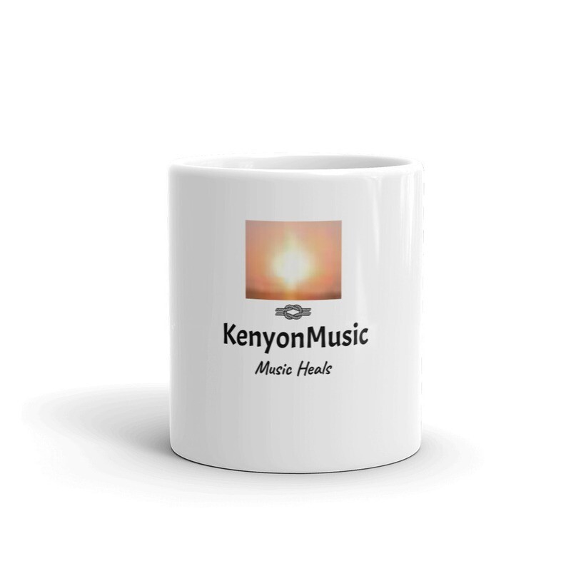 White glossy mug