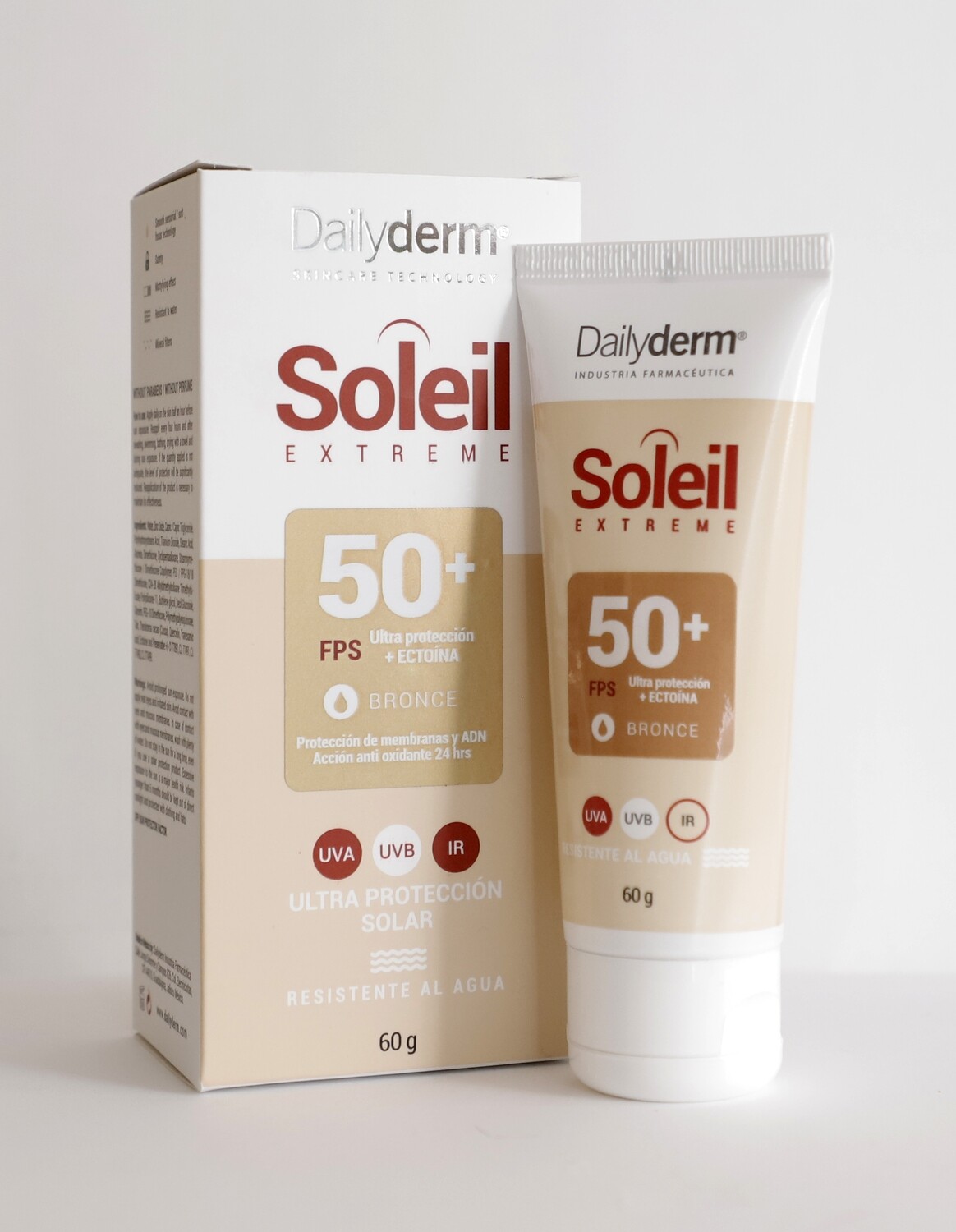 Protector solar FPS 50+ Bronce