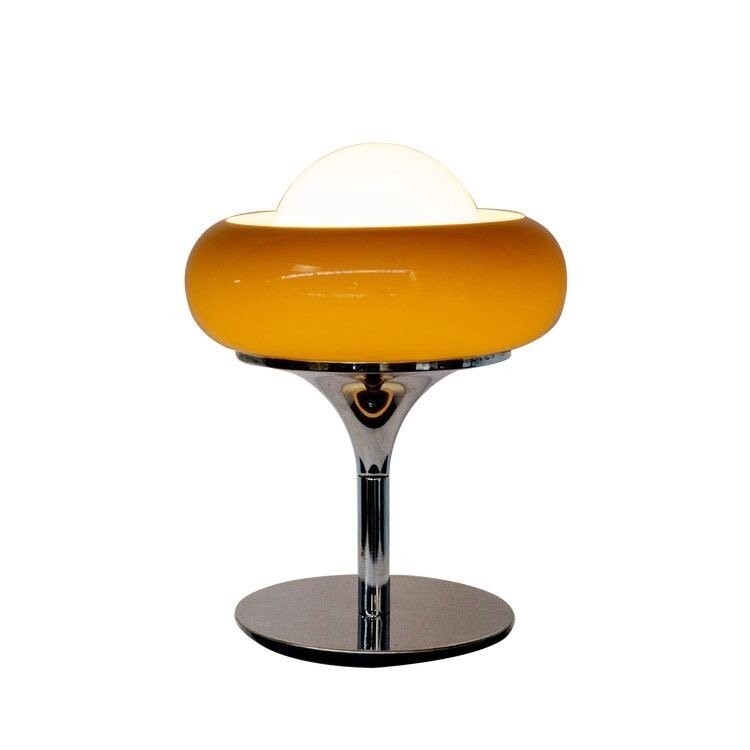 Retro Harvey Guzzini Desk Lamp, Colour: Mustard