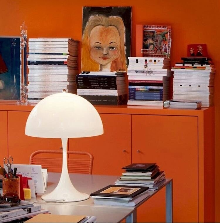 Retro Verner Panton Panthella Table Lamp
