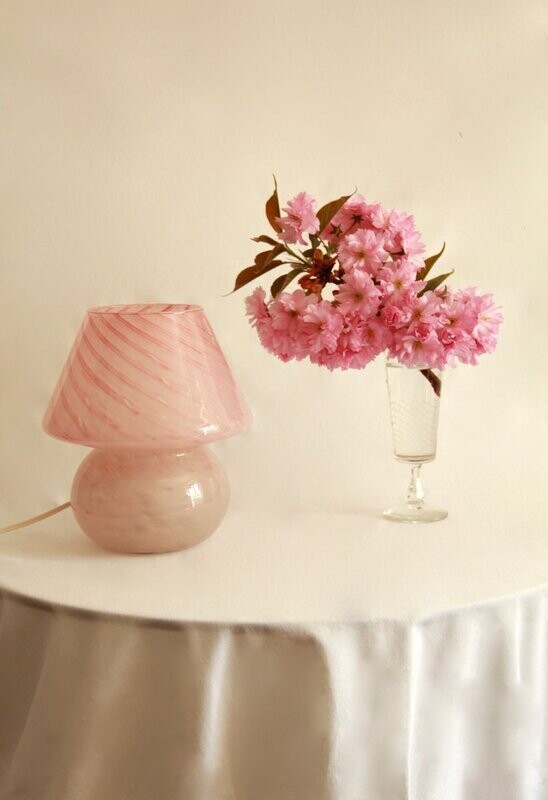 Vintage Murano Mushroom Lamp