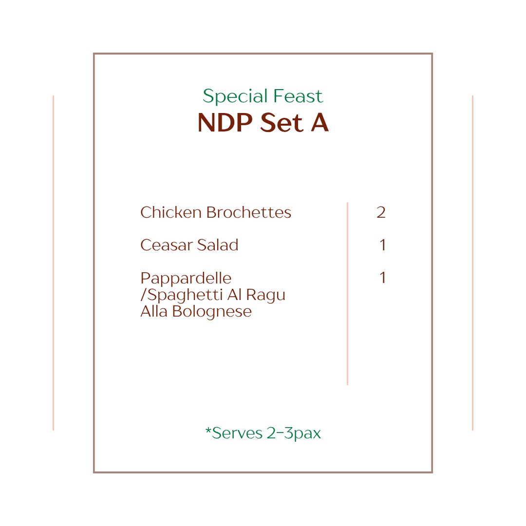Special Feast :NDP Set A