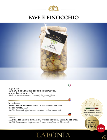 FAVE E FINOCCHIO
