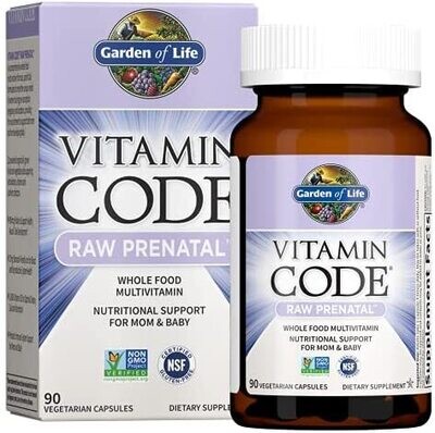 VITAMIN CODE RAW PRENATAL 90 CAPSULES