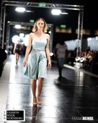 FASHION WEEK LOOK 7 Lace Up Top