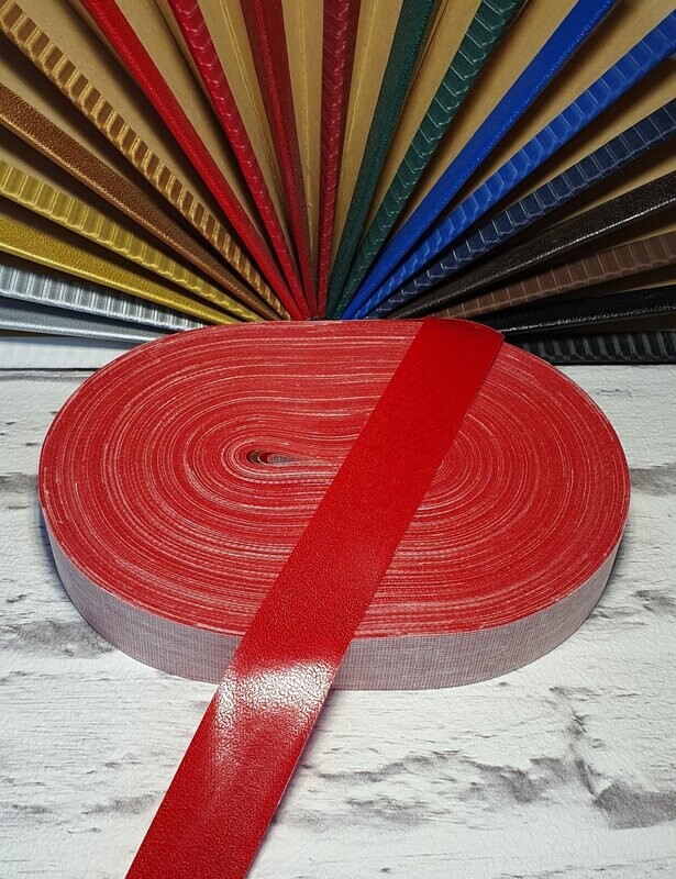 Kaliko, glatt, 24 mm, rot hell, 1 m Kaliko, glatt, 24 mm, rot hell, 1 m