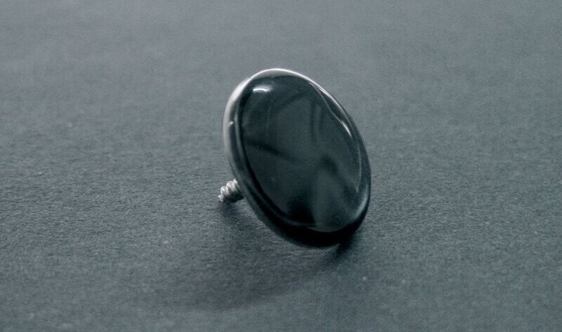Diskantknöpfe, perlmutt-schwarz, Durchmesser 16,5 mm, 10 St. Diskantknöpfe, perlmutt-schwarz, Durchmesser 16,5 mm, 10 St.