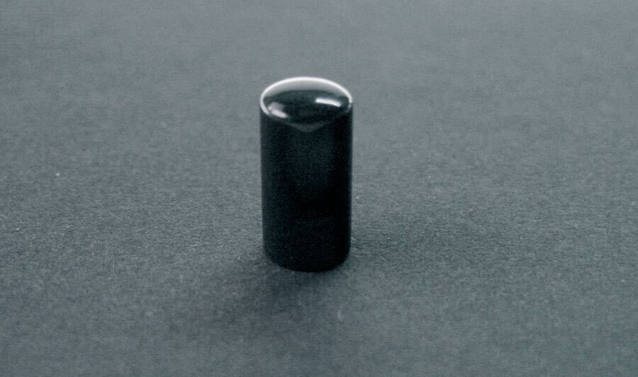 Bass Knöpfe, schwarz, 13mm x 7,5mm, 10 St.