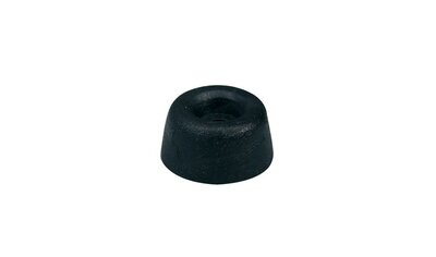 Füße, Füßchen, Gummi, schwarz,  4 Stück