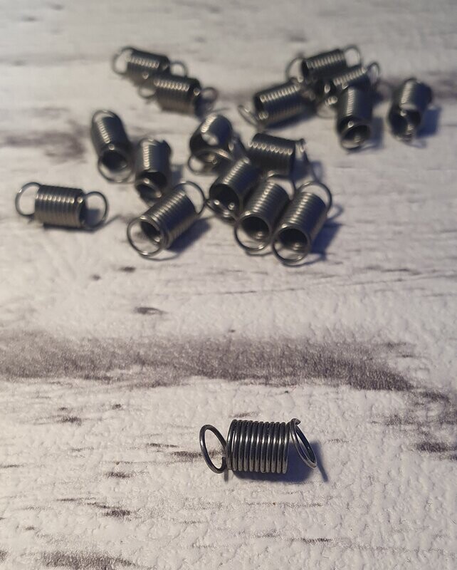 Diskantfeder, Tastenfeder, Durchmesser 7mm, 10 Stück Diskantfeder, Tastenfeder, Durchmesser 7mm, 10 Stück