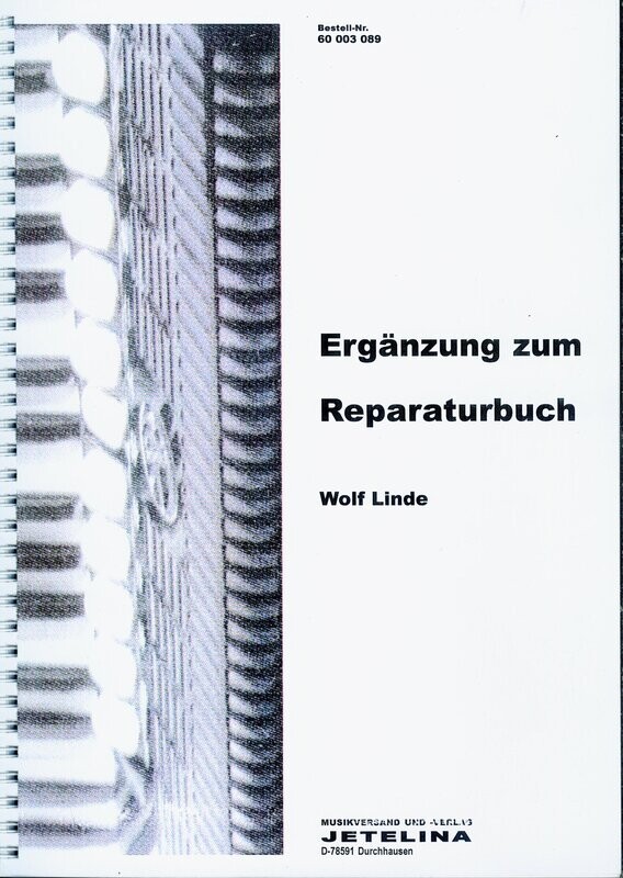 Ergänzung zum Reparaturbuch, Wolf Linde Ergänzung zum Reparaturbuch, Wolf Linde