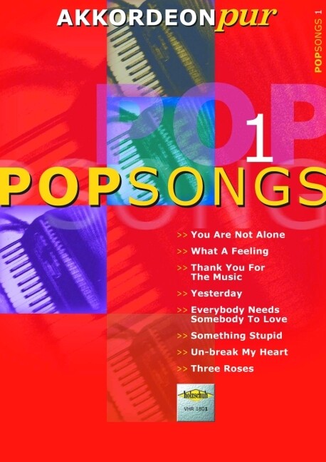 Pop Songs Band 1
Akkordeon pur Pop Songs Band 1
Akkordeon pur