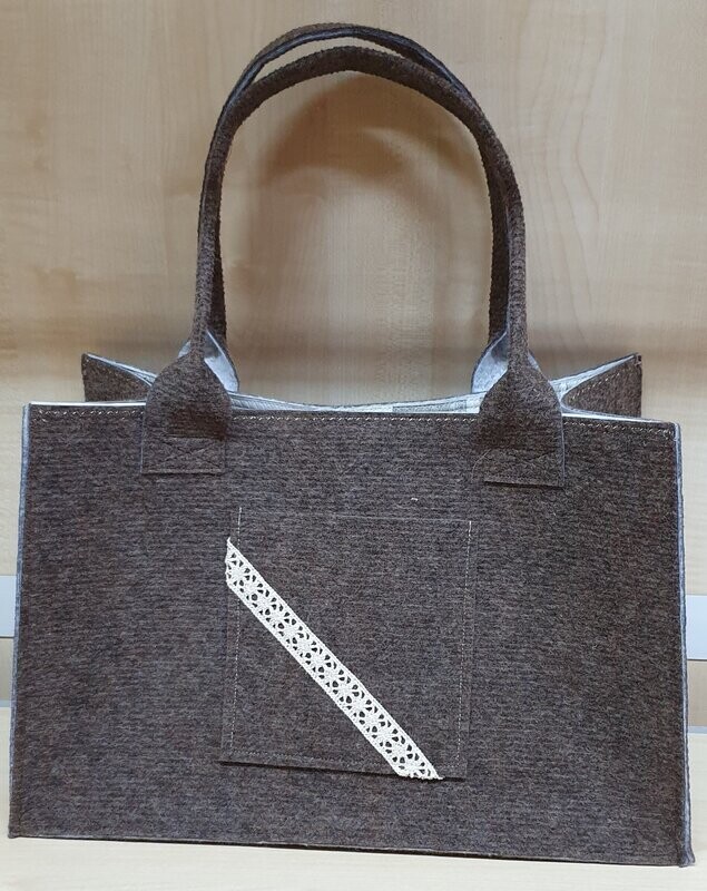Teppichtasche * Shopper * Damen-Tasche * Filztasche, braun,Love-Home, Handmade Teppichtasche * Shopper * Damen-Tasche * Filztasche, braun,Love-Home, Handmade