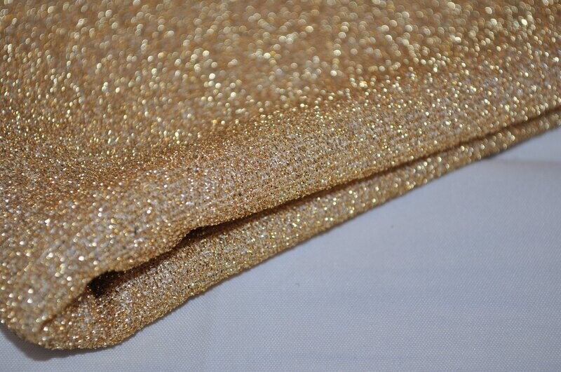 Gaze Verdeckgaze, gold, 25cm x 75cm Gaze Verdeckgaze, gold, 25cm x 75cm