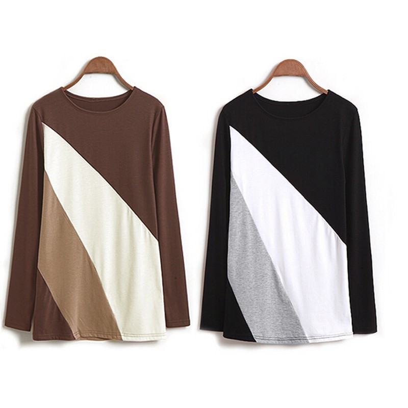 New Autumn Women Long Sleeve Cotton Blouses Shirts
