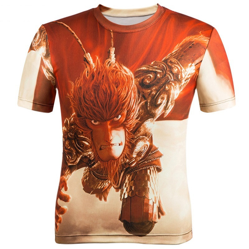 Men Short Sleeve eagle Printed Men Casual tshirt male Creative Designed Shirts For Men