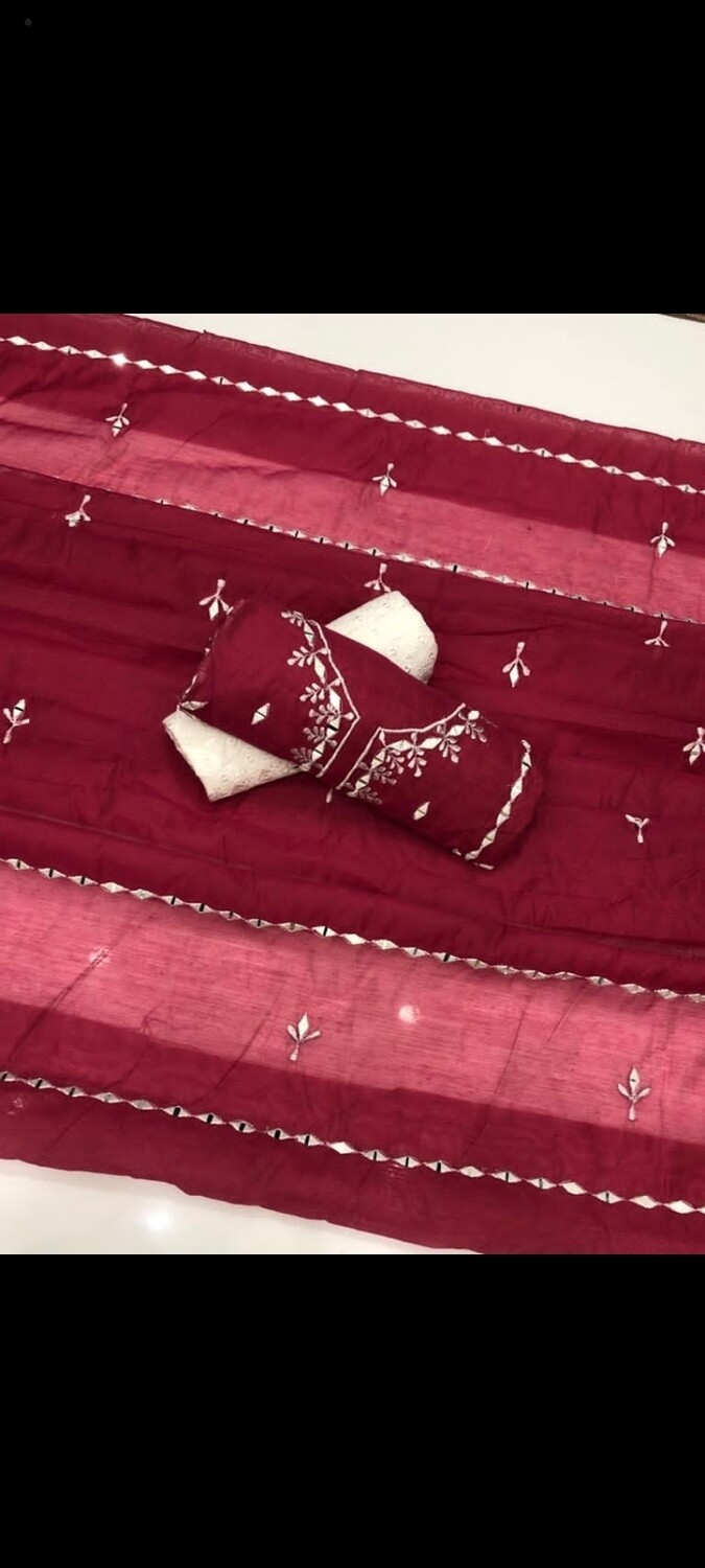 Fancy 3Pcs dress with mirror work