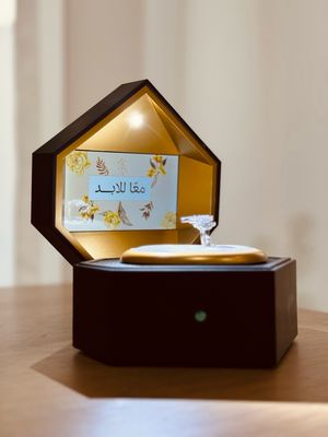 صندوق الفيديو الماسي لتقديم الخواتم والمجوهرات