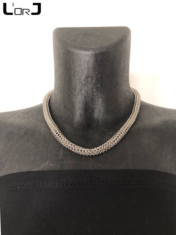 Collier Tudala maille fine Court