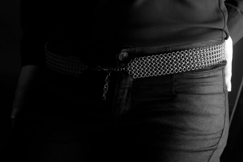 Ceinture en cotte de mailles