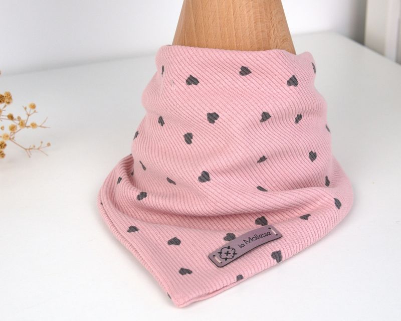 Komplet prążkowany: Turban + chusta