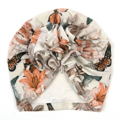Turban RÓŻA (40/ Retro Butterflies)