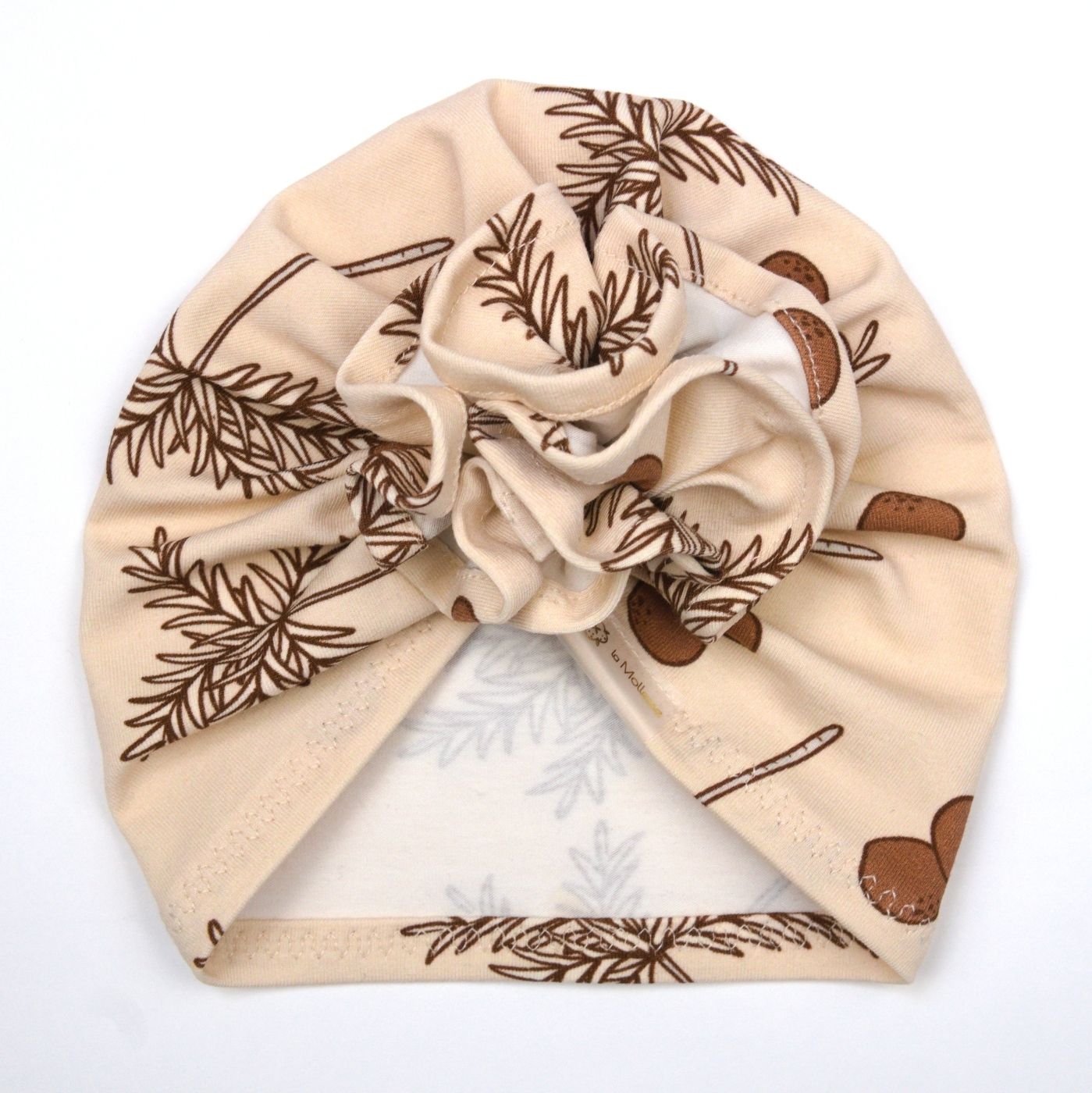 Turban RÓŻA (40/ Coconut palm)