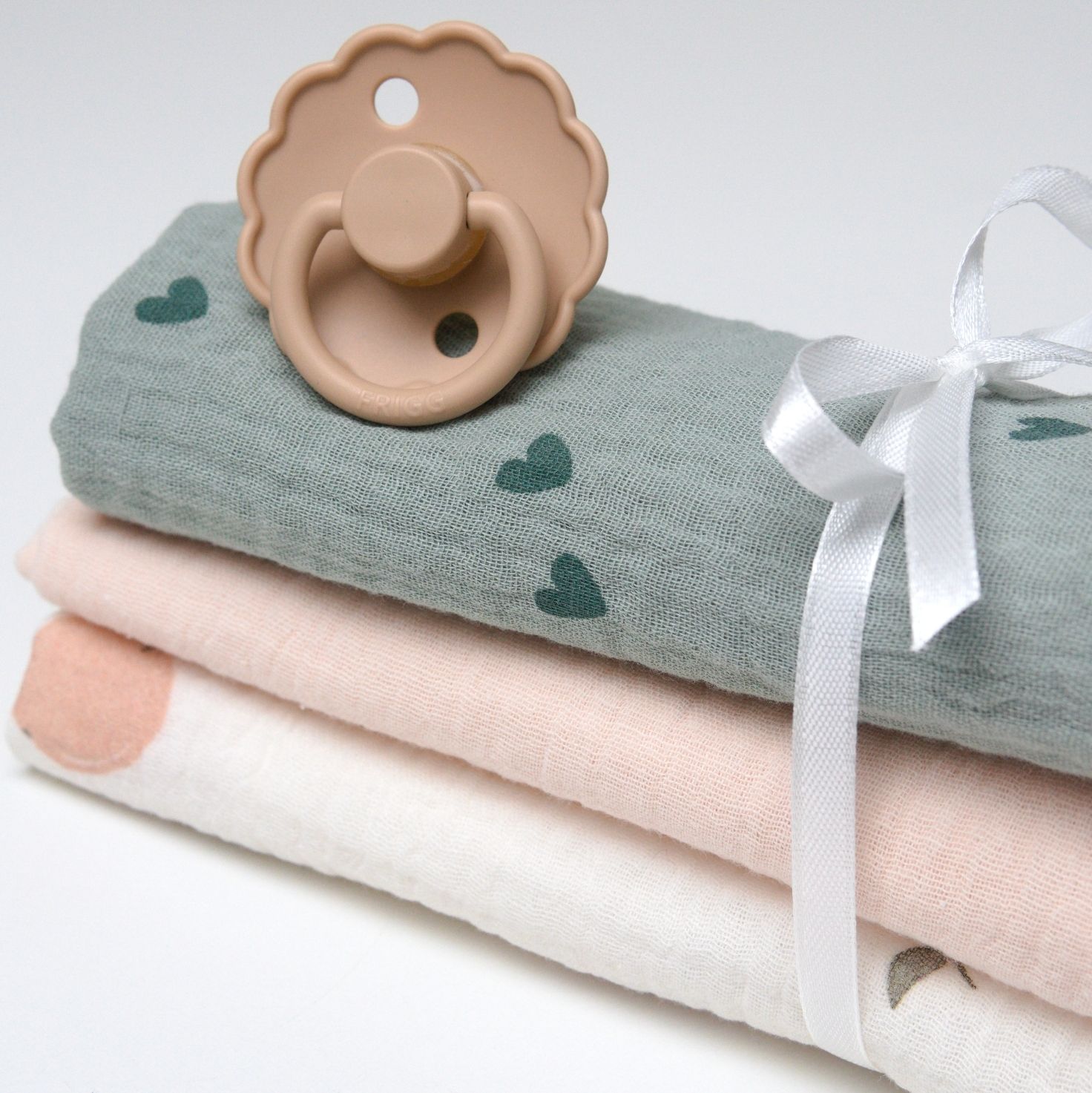 Mini pieluszki muślinowe - ulewajki (3 szt.)