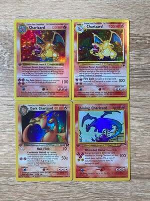 4 carte set de base holo proxy