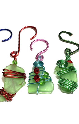 Sea Glass Holiday Ornament