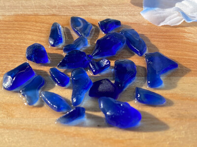 Cobalt Blue Sea Glass For Collectors And Crafts