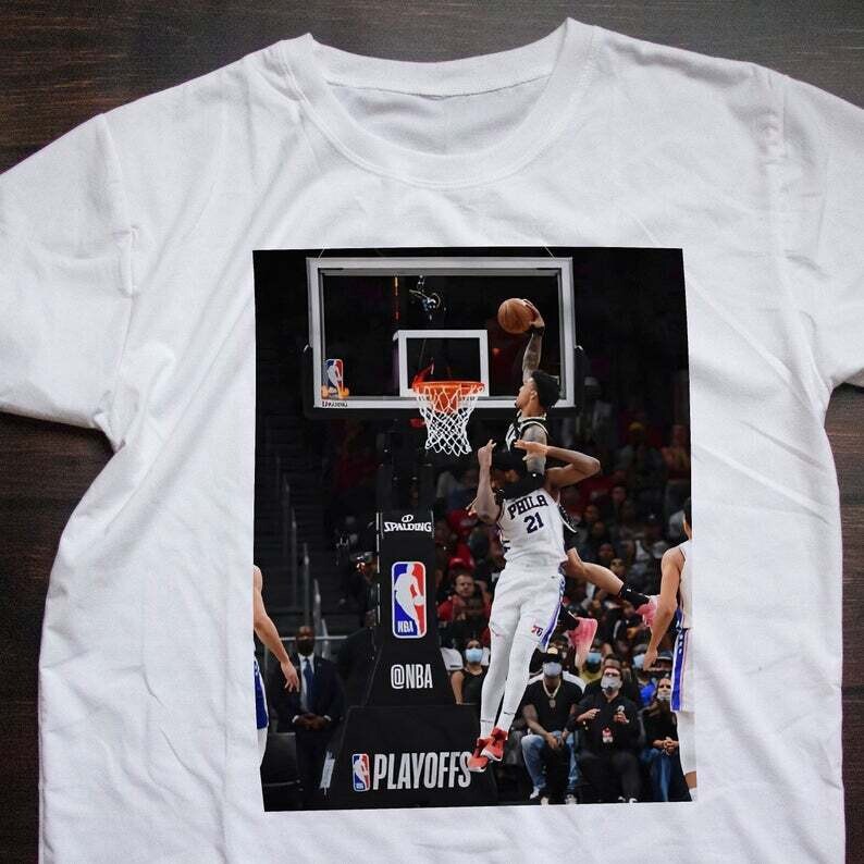 John Collins Dunk Over Joel Embiid Shirt