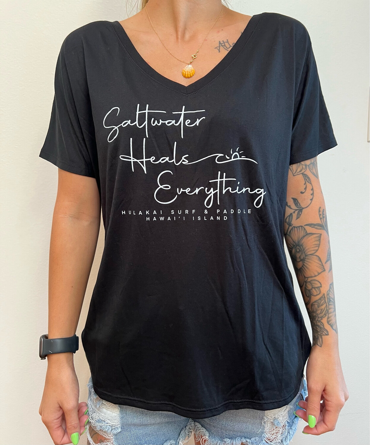 Saltwater Heals V-Neck