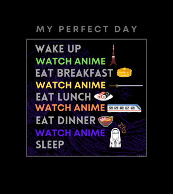 Perfect Day, Anime Version - Unisex Hoodie