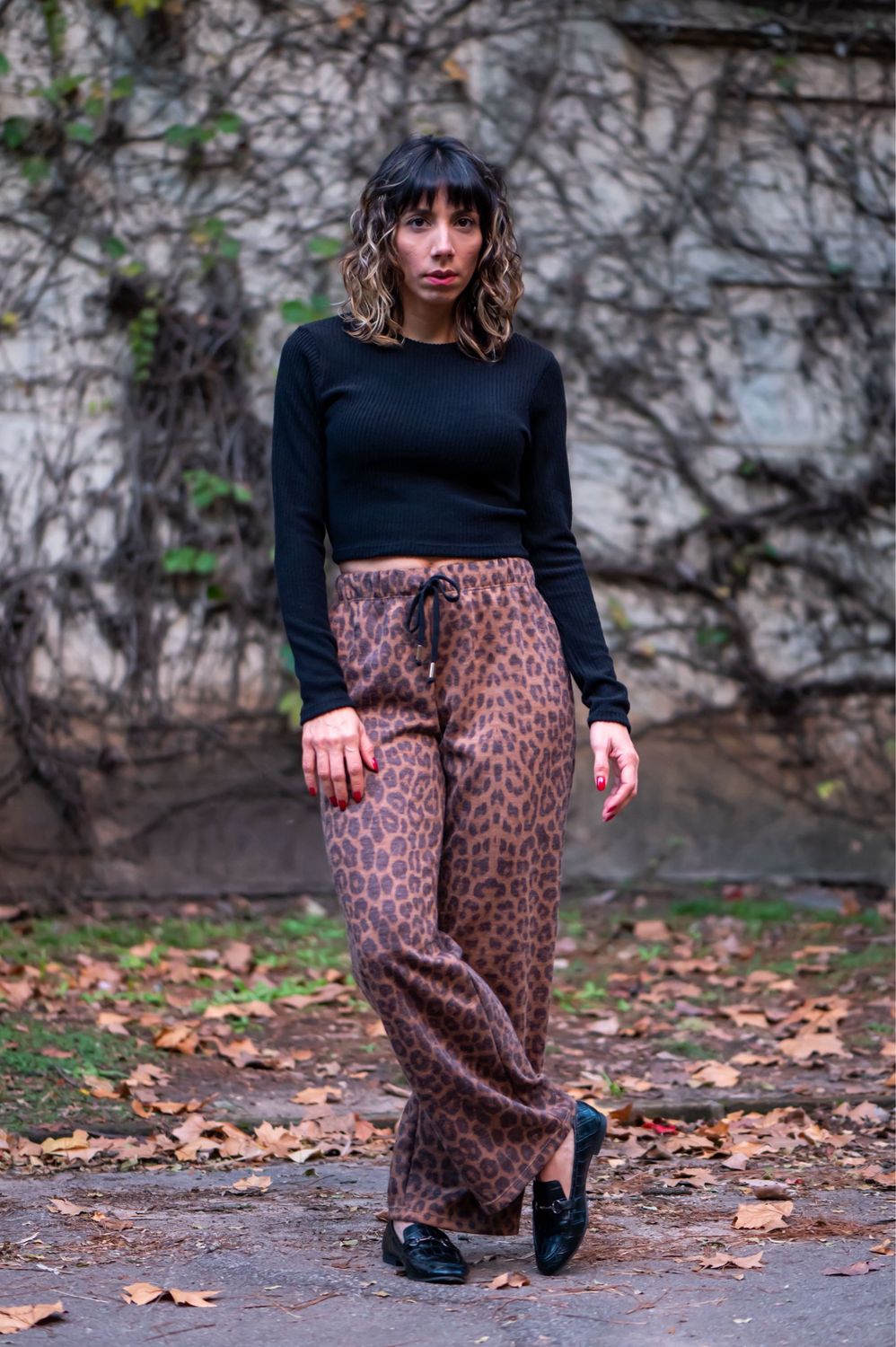 Animal print pant ( lanilla )