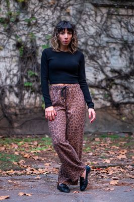 Animal print pant ( lanilla )