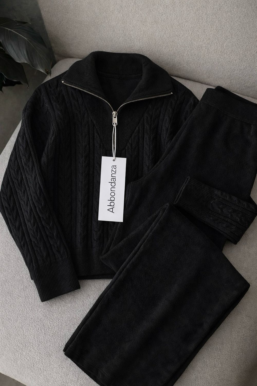 Conjunto bombay negro